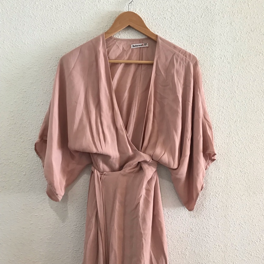 *SOLD* Reformation Winslow Wrap Dress - Picture 9 of 13